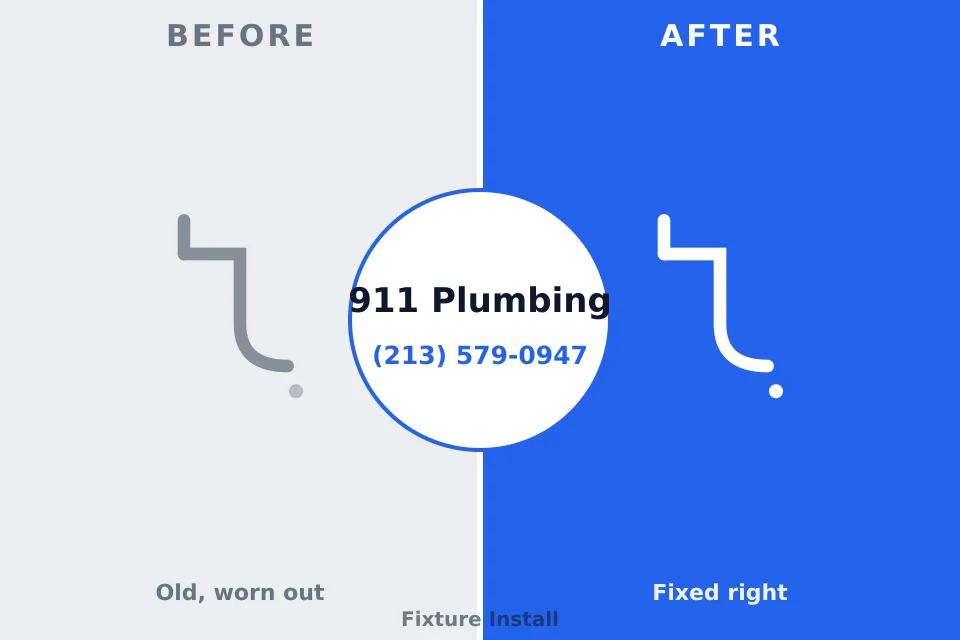 Before and after: plumbing repair Allegan, MI
